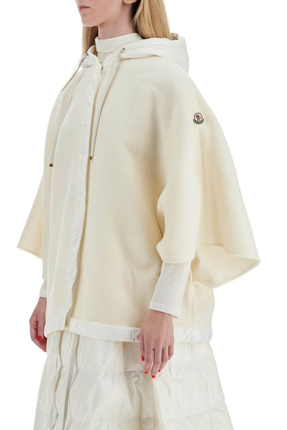 Woolen Cloth Cape For Protection  - White