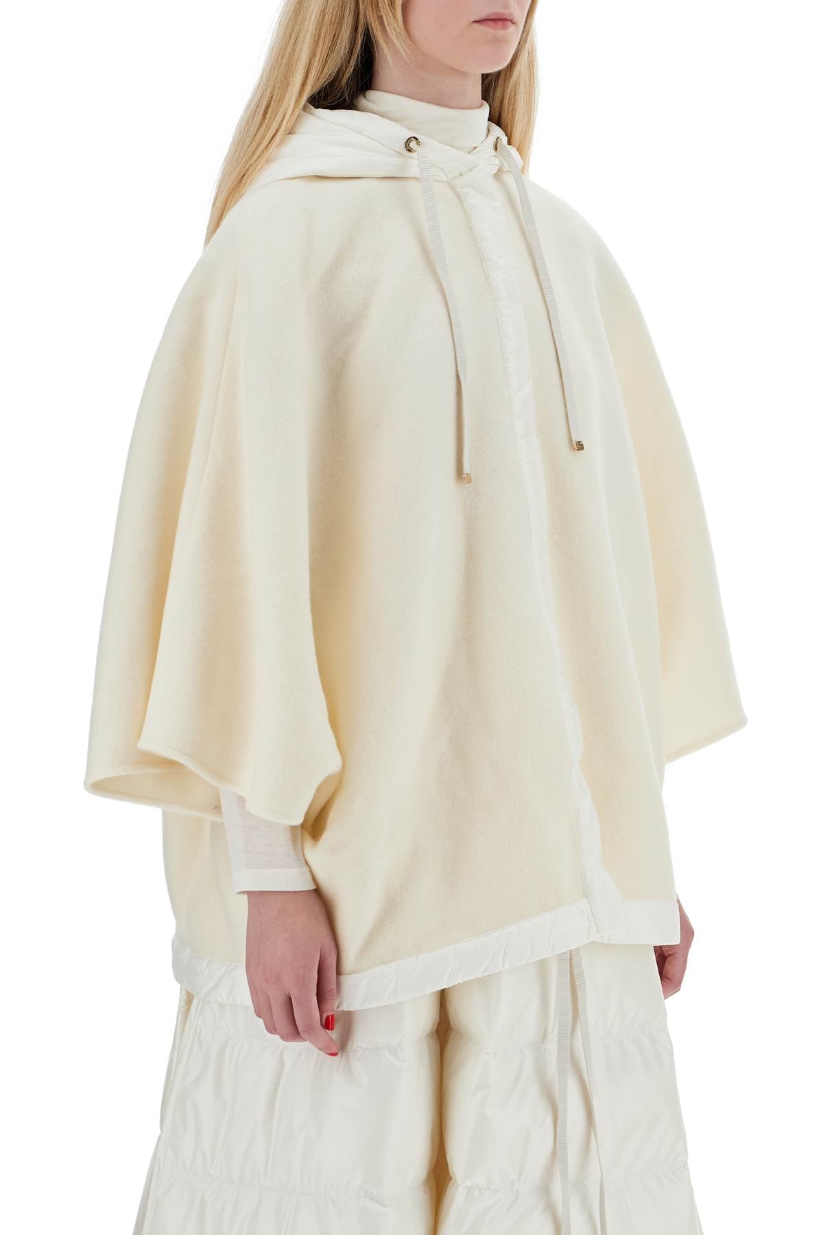 Woolen Cloth Cape For Protection  - White