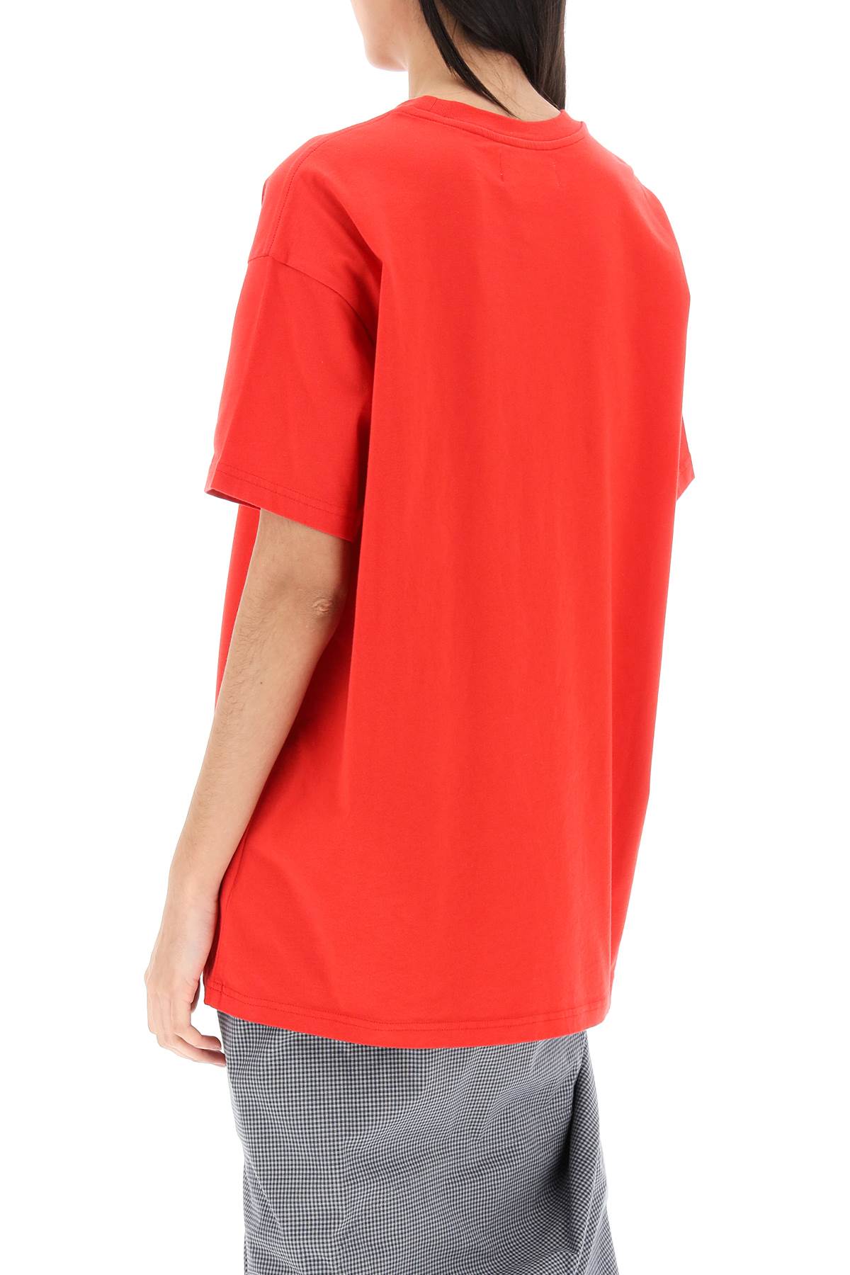 Classic T-shirt With Orb Logo  - Red