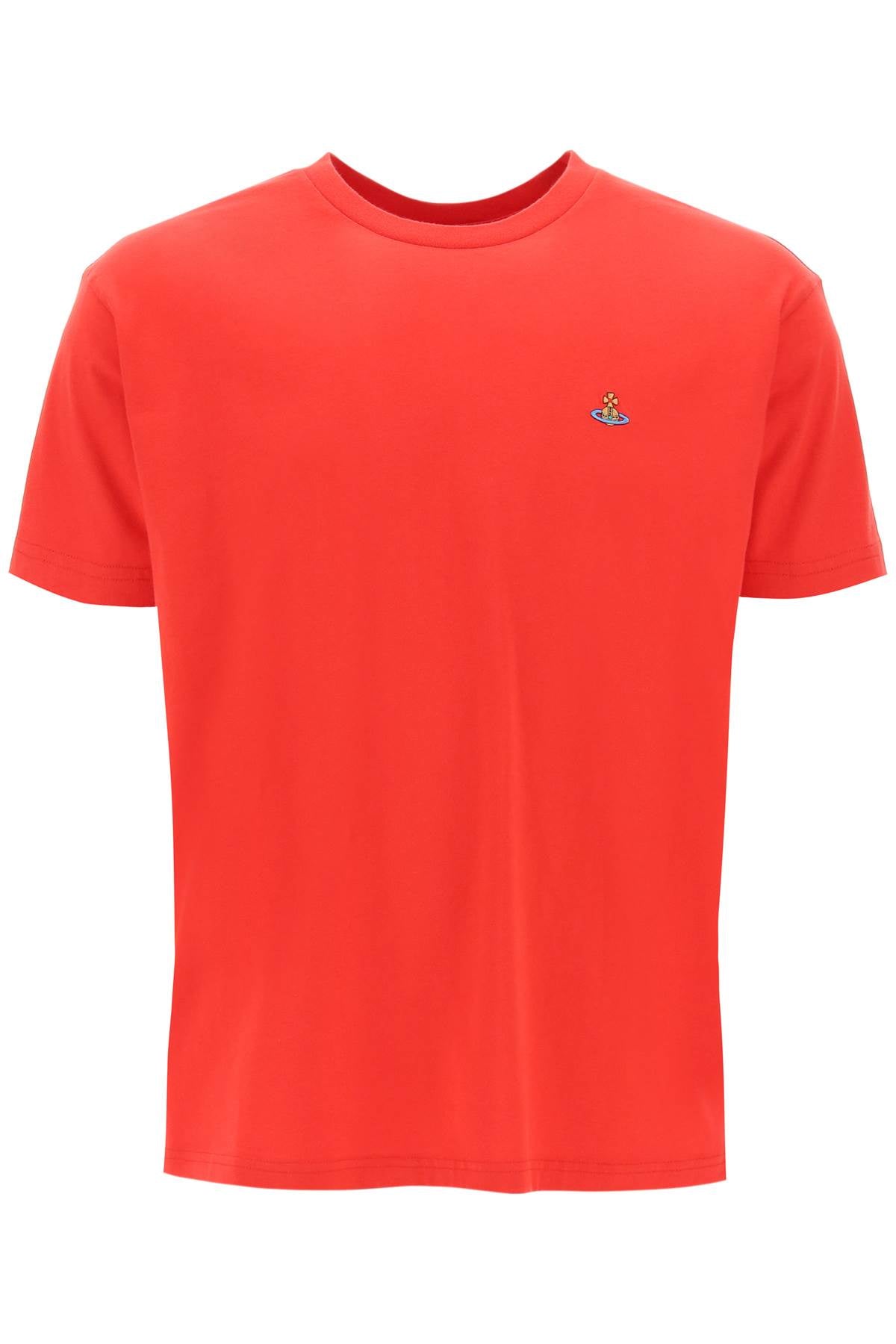 Classic T-shirt With Orb Logo  - Red