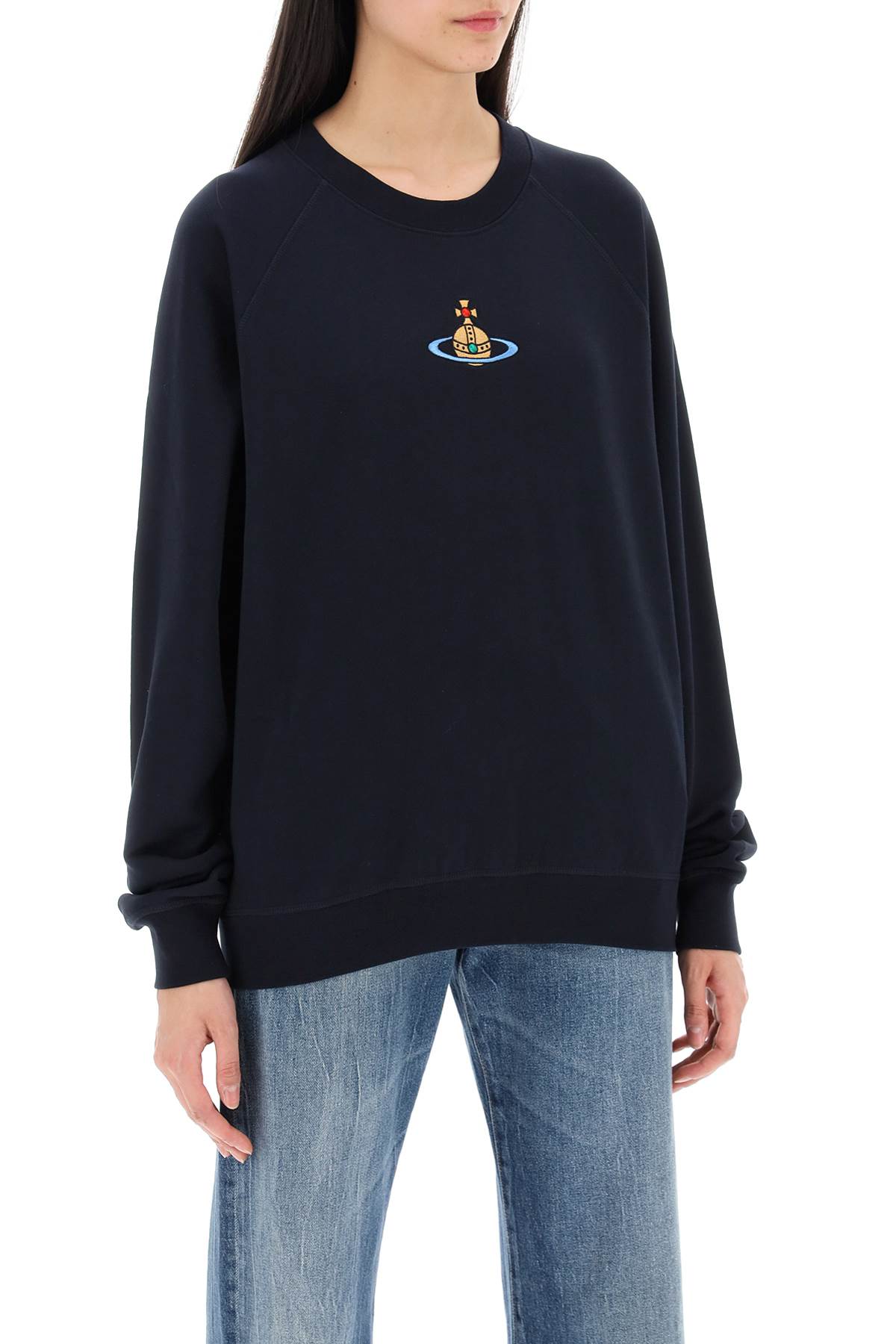 Organic Cotton Sweatshirt  - Blue