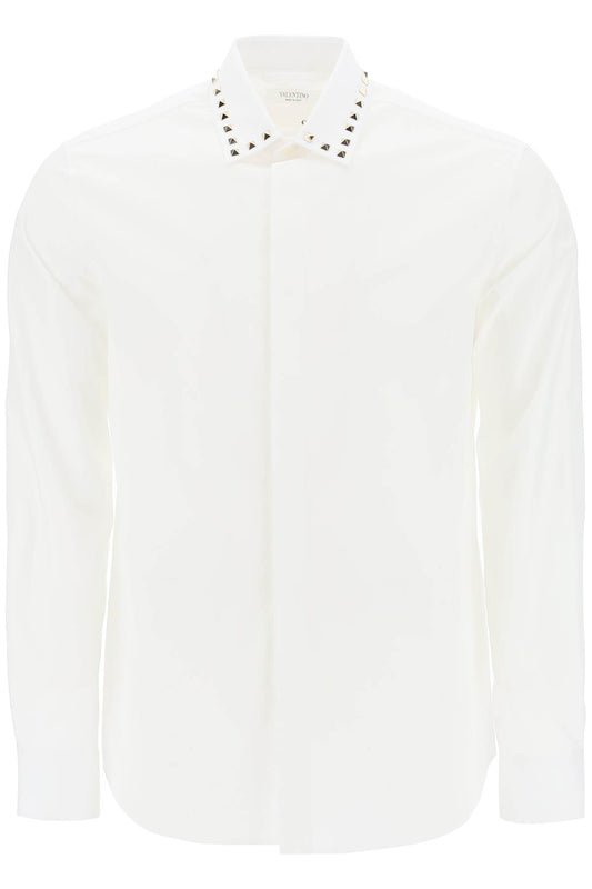 Shirt With Rockstud Untitled Studs  - White