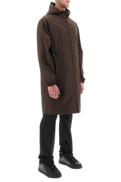 Raincoat With Maison Valentino Rubber Label  - Brown