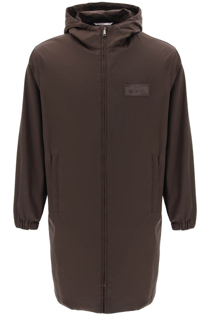 Raincoat With Maison Valentino Rubber Label  - Brown