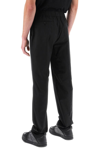 Joggers In Poplin  - Black