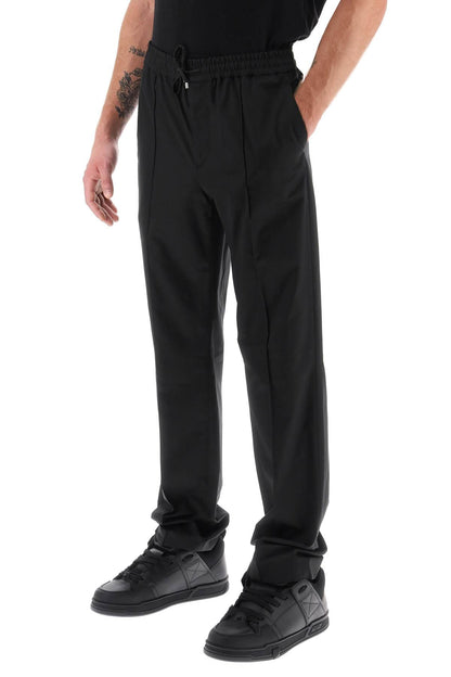 Joggers In Poplin  - Black