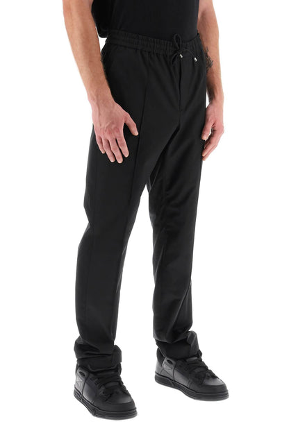 Joggers In Poplin  - Black