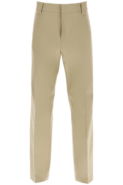 Cotton Chino Pants  - Brown