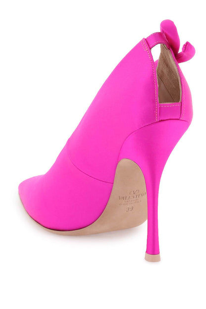 Silk 'nite-out' Pumps  - Fuxia