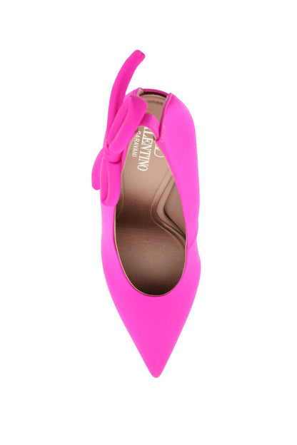 Silk 'nite-out' Pumps  - Fuxia