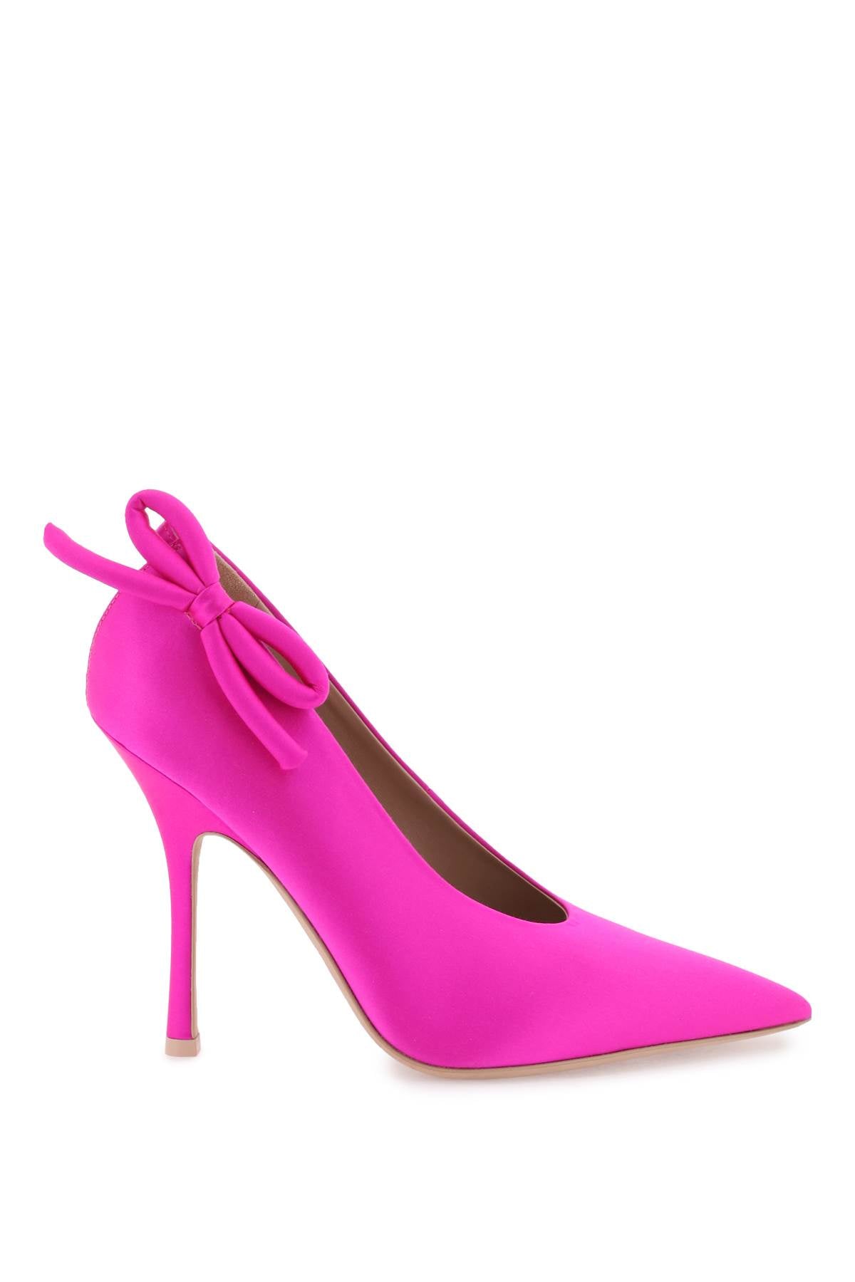 Silk 'nite-out' Pumps  - Fuxia