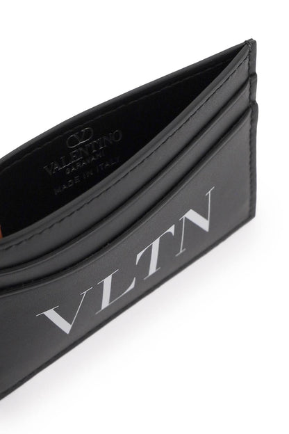 Leather Vltn Cardholder  - Nero