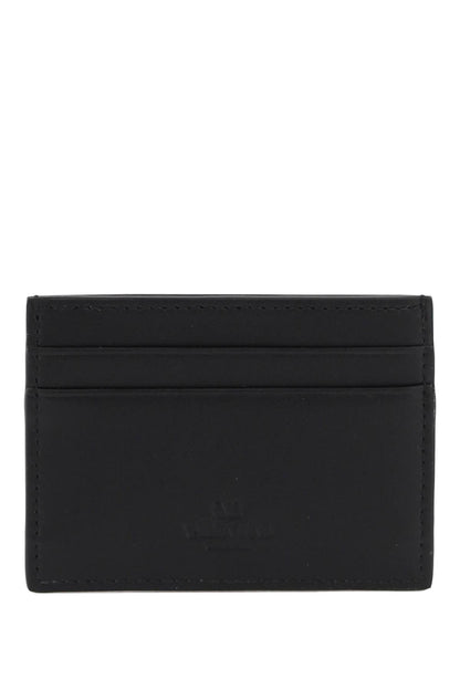 Leather Vltn Cardholder  - Nero