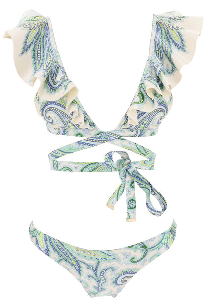 "ottie Wrap Ruffle  - White