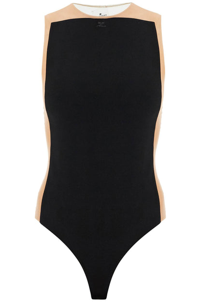 Illusion Bodysuit  - Black