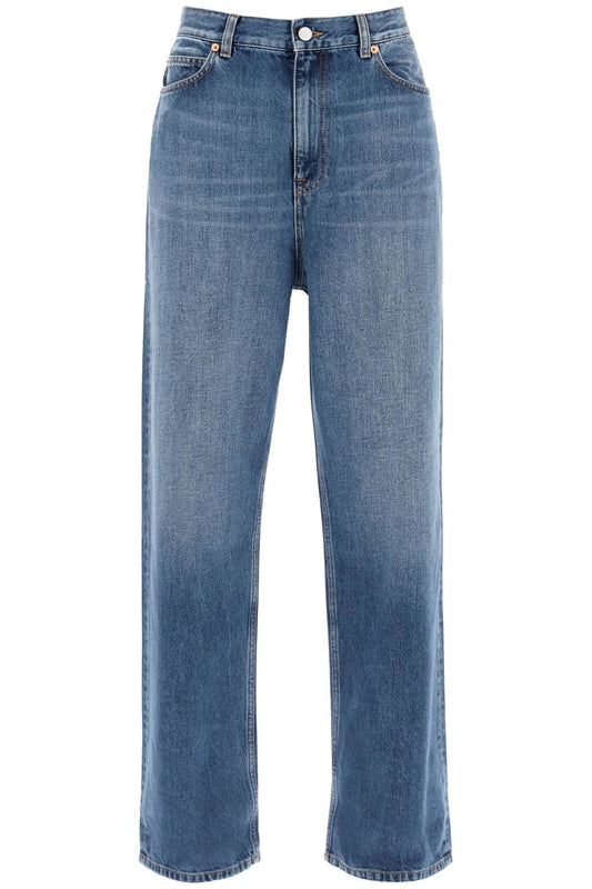 Wide Leg Jeans  - Blue