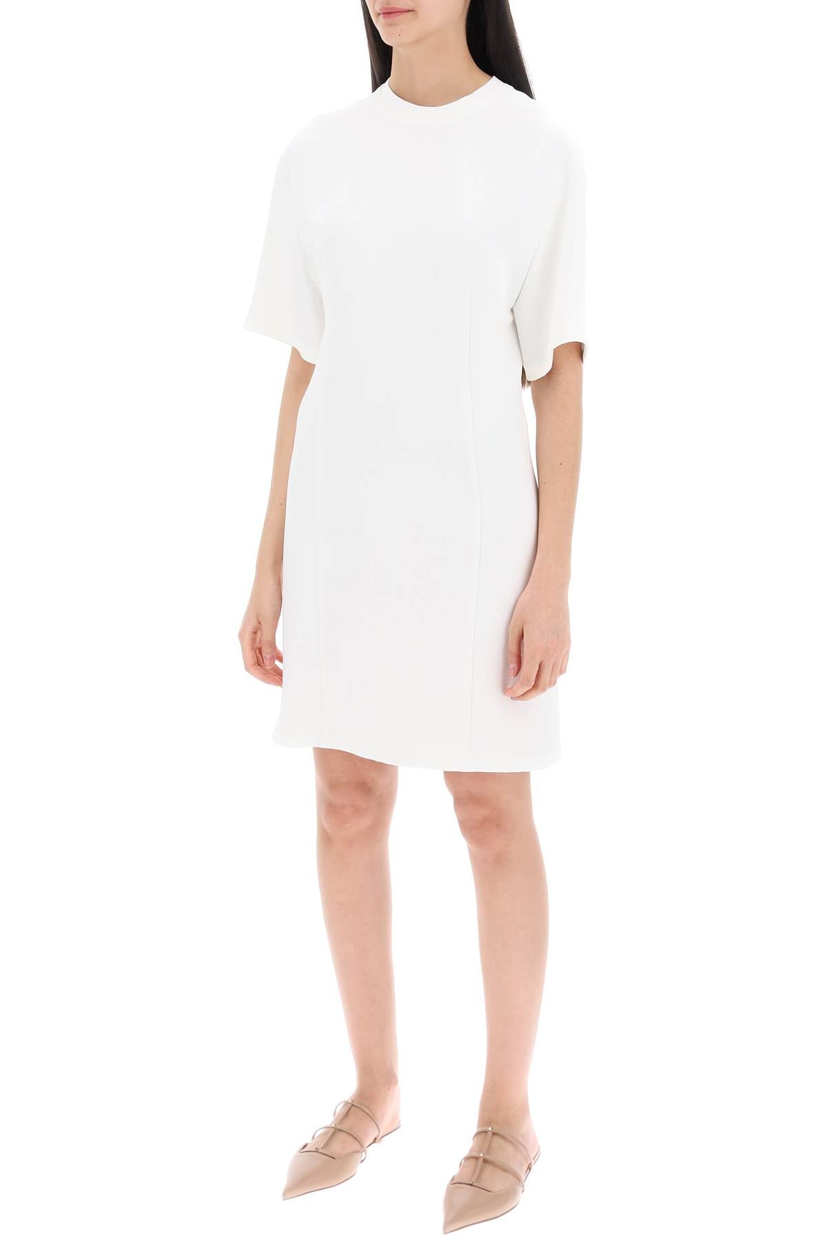 "structured Couture Mini Dress In  - White