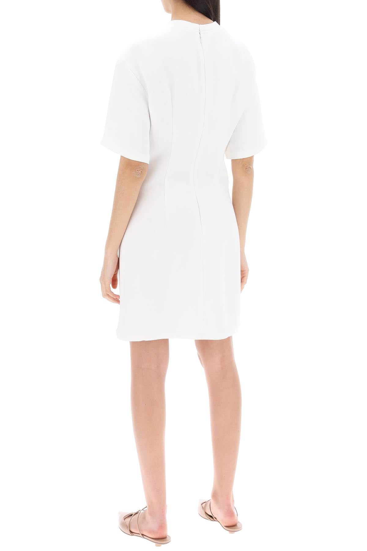 "structured Couture Mini Dress In  - White