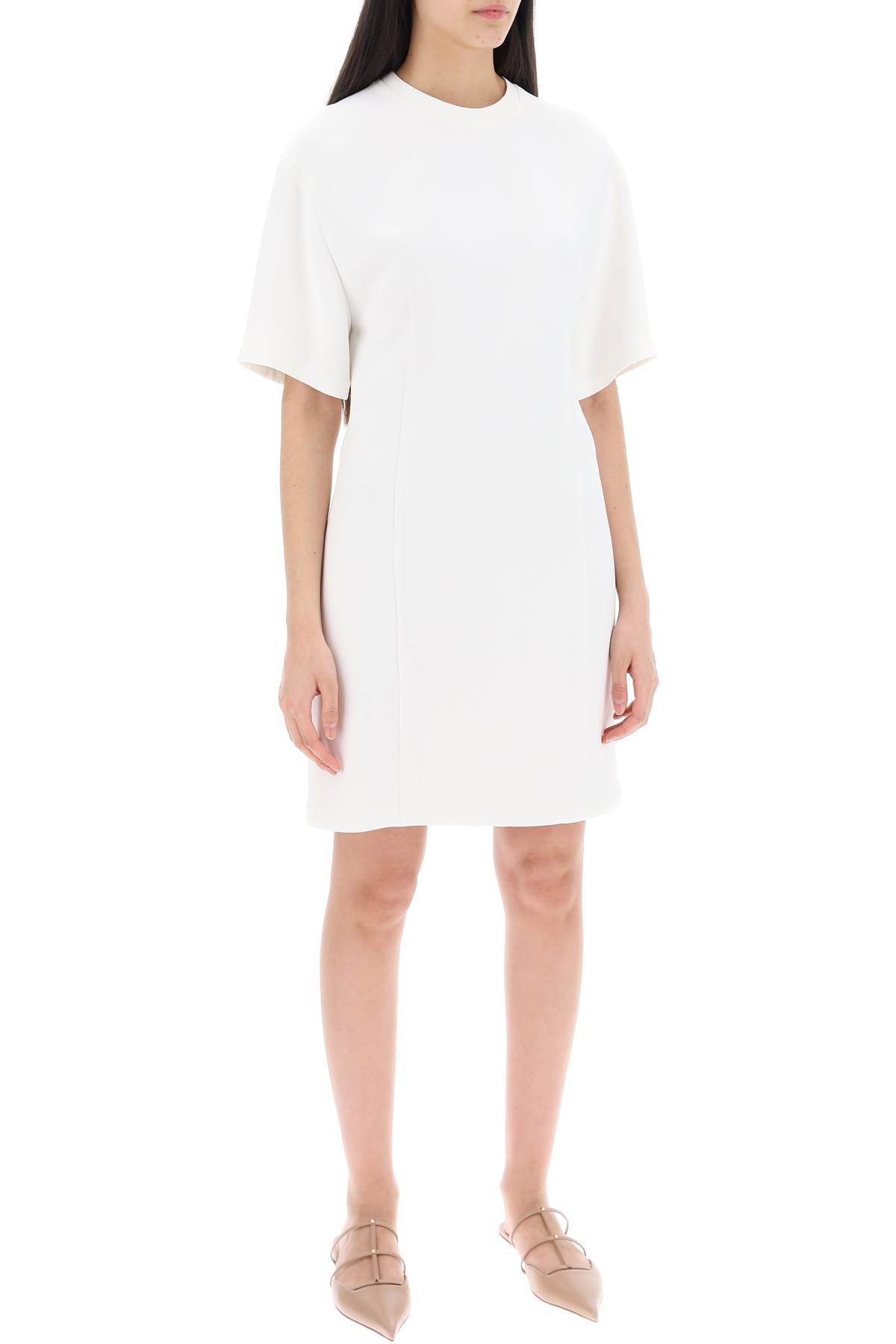 "structured Couture Mini Dress In  - White