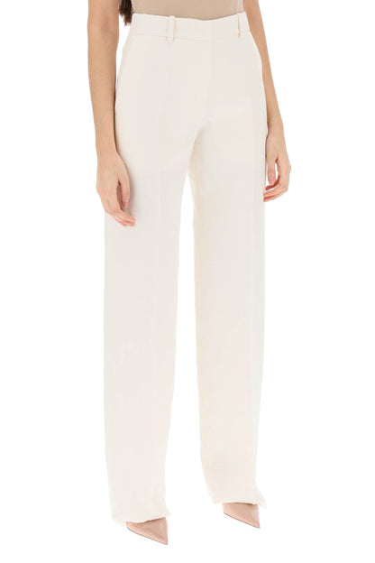 Toile Iconographe Pants In Crepe Couture  - White