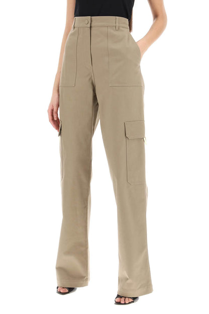 Cotton Cargo Pants For Men  - Beige