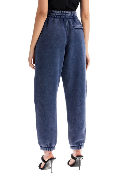 Faded Effect Sweatpants With Jogger  - Blue