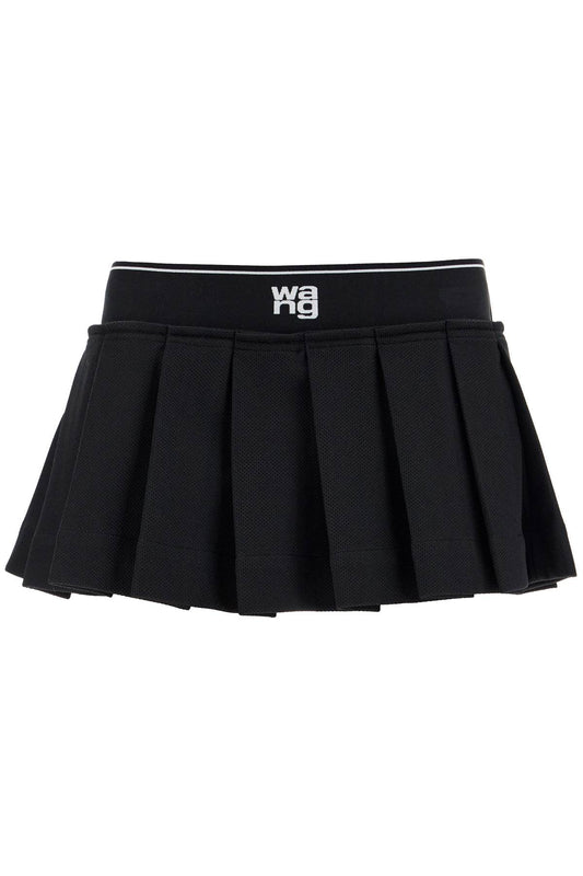 Cheerleader-style Pleated Mini  - Black