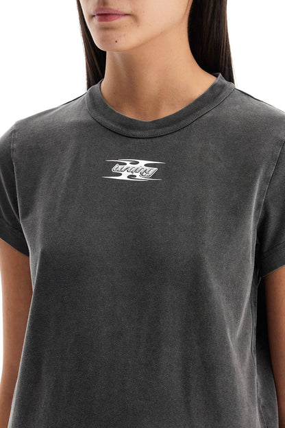 Embossed Logo T-shirt  - Grey