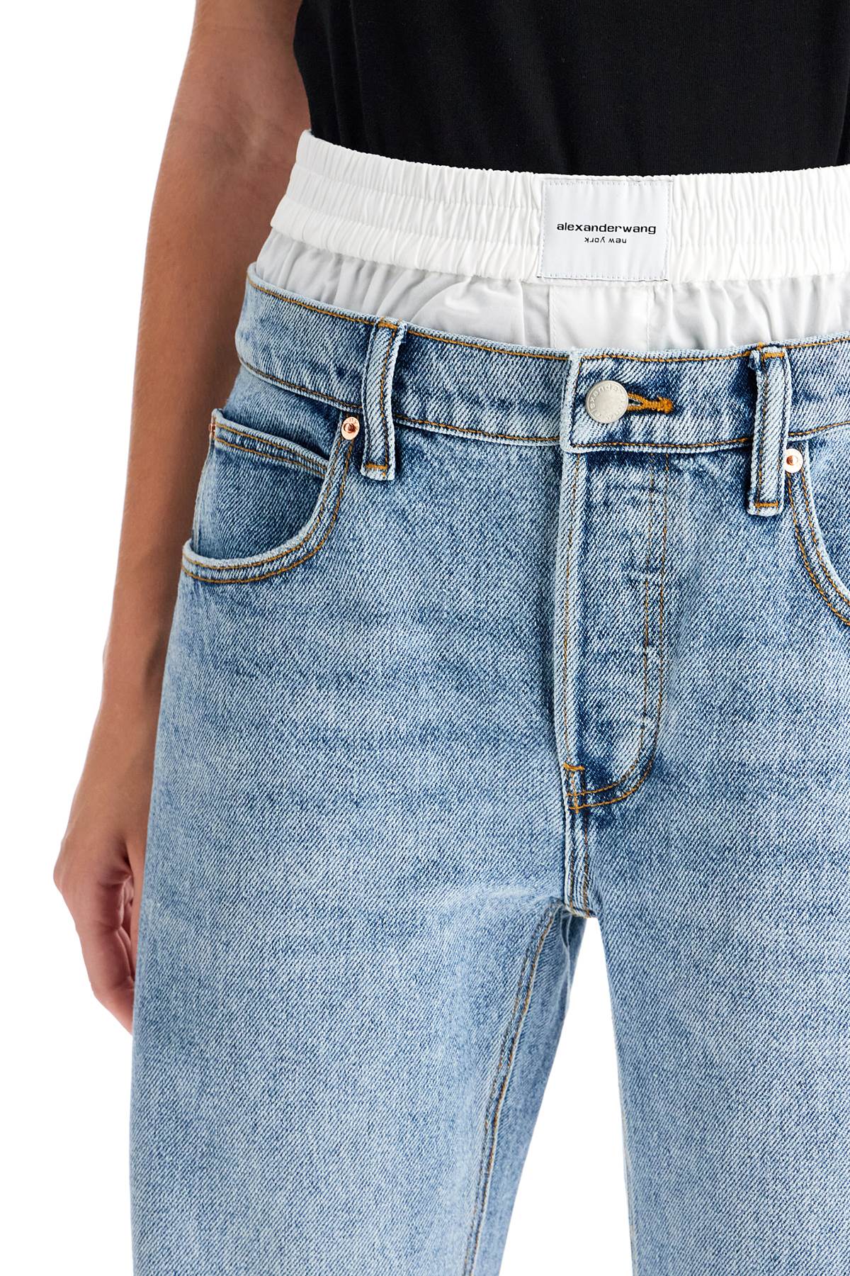 Jeans With Boxer Insert  - Light Blue