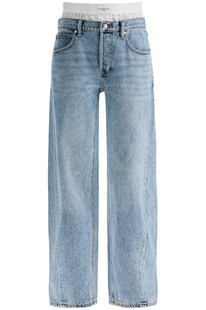 Jeans With Boxer Insert  - Light Blue