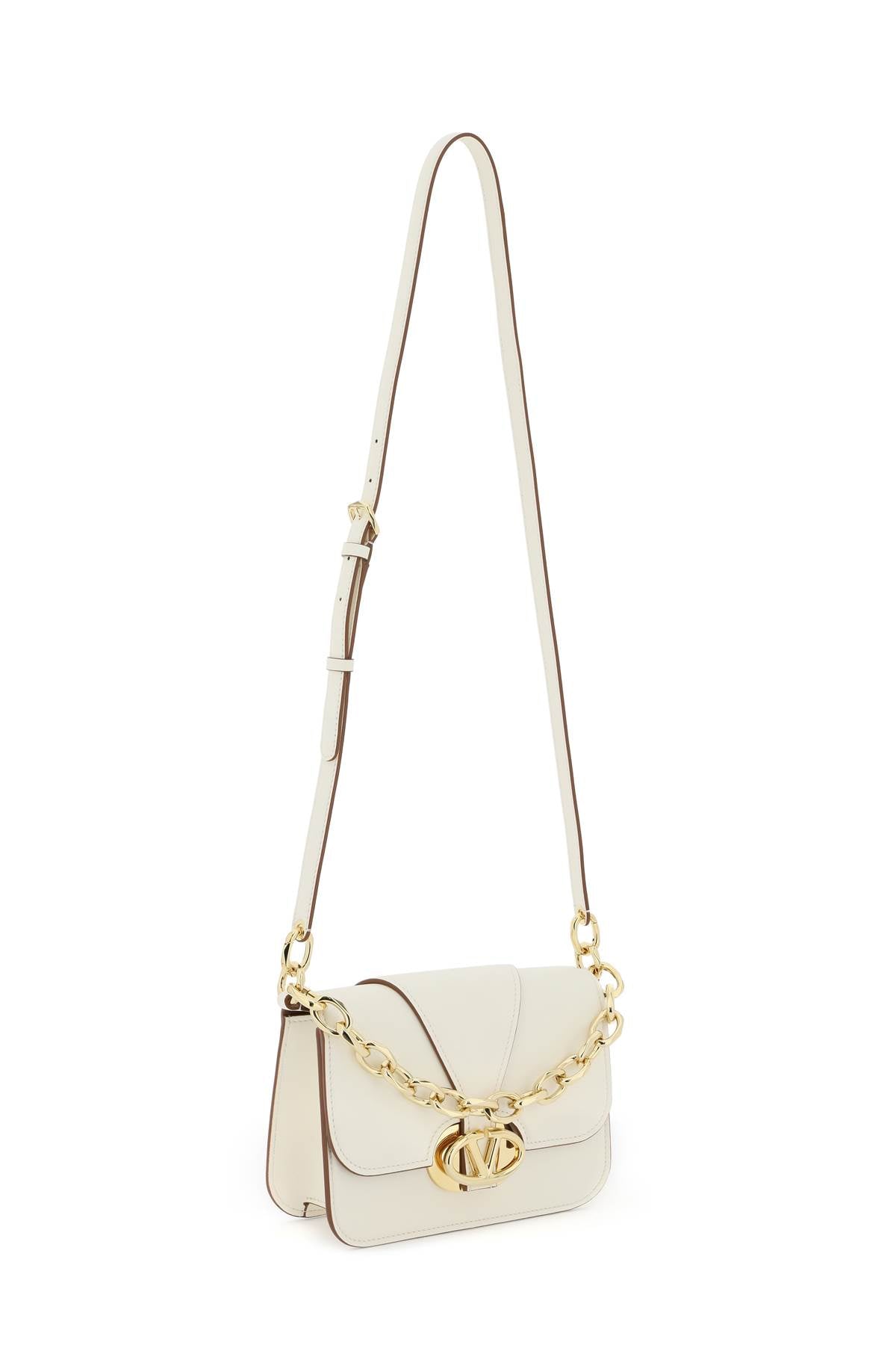 Small Vlogo O'clock Shoulder Bag  - White