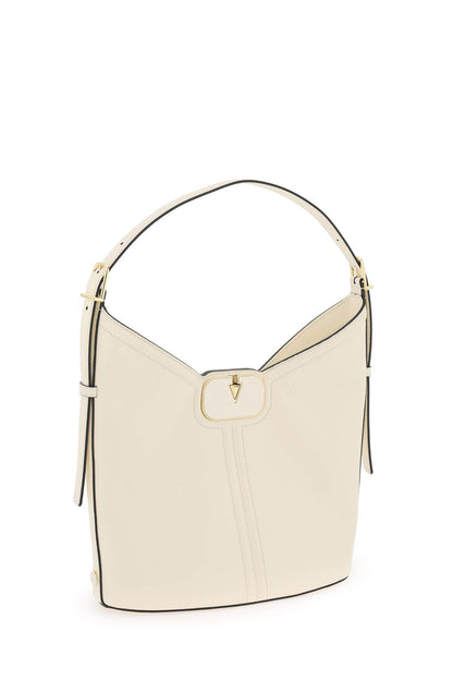 Vlogo Leather Hobo Bag  - White