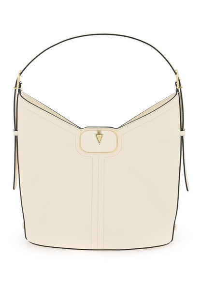 Vlogo Leather Hobo Bag  - White