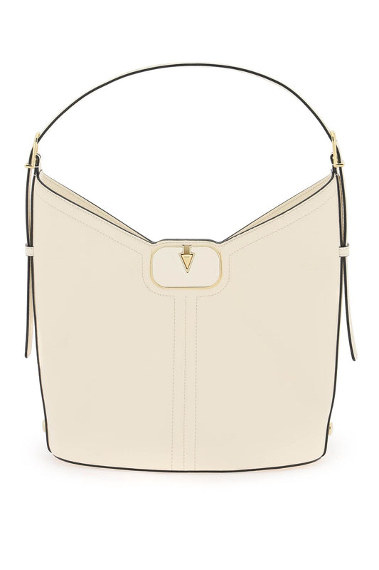 Vlogo Leather Hobo Bag  - White