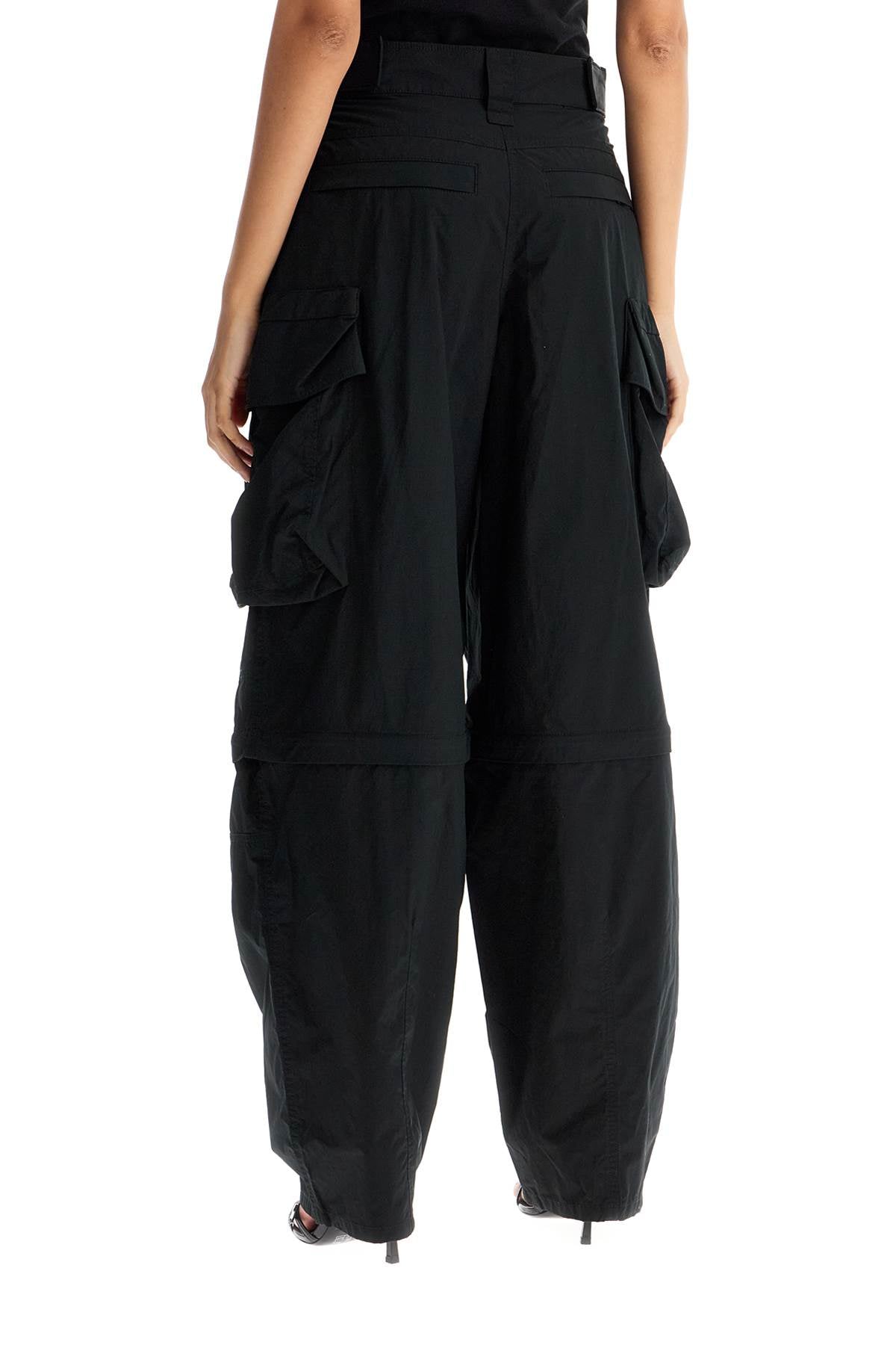 Convertible Cargo Pants  - Black