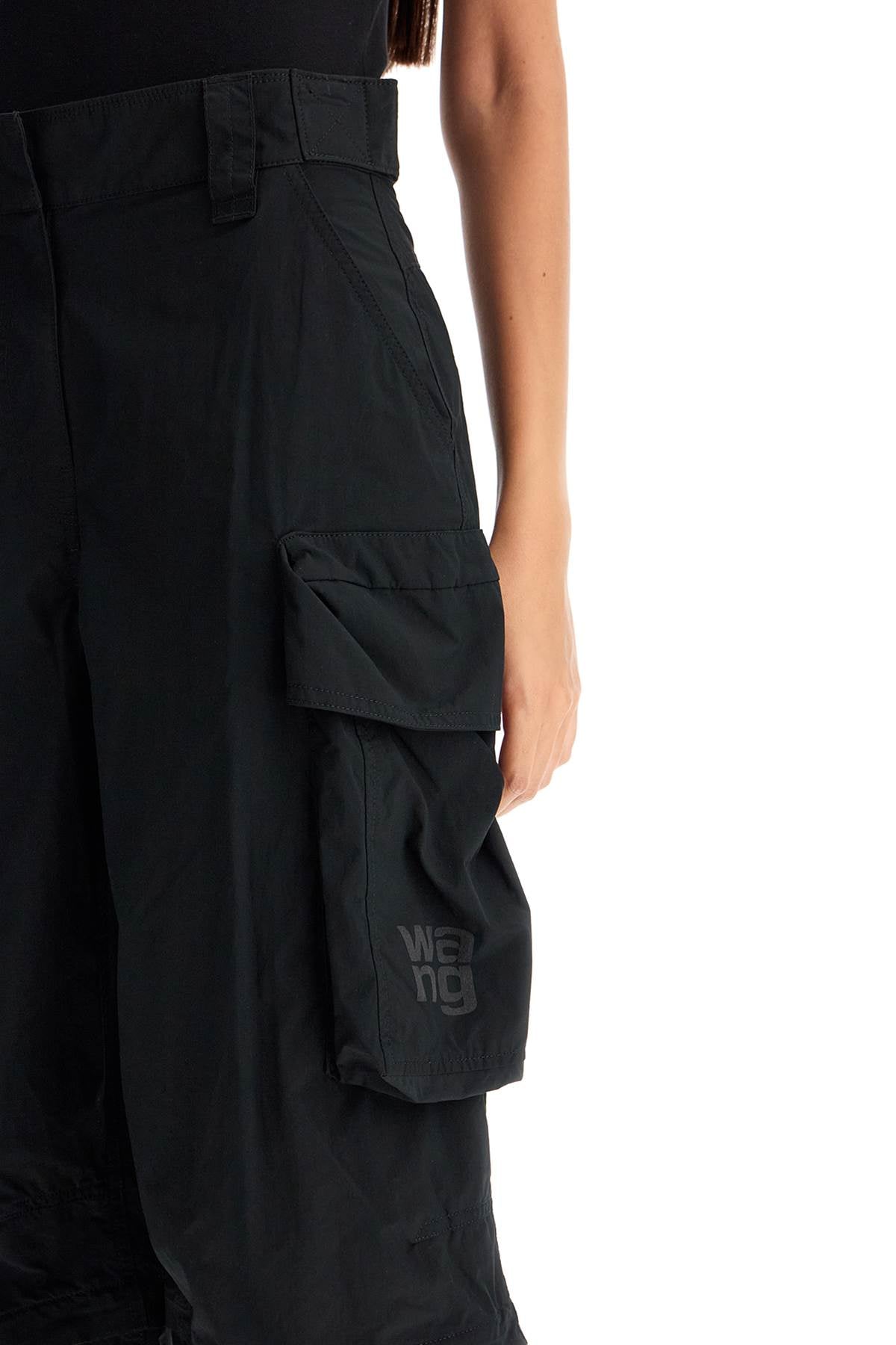 Convertible Cargo Pants  - Black