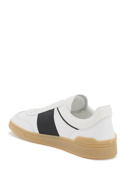 Nappa Leather Low Top Upvillage Sneakers  - White