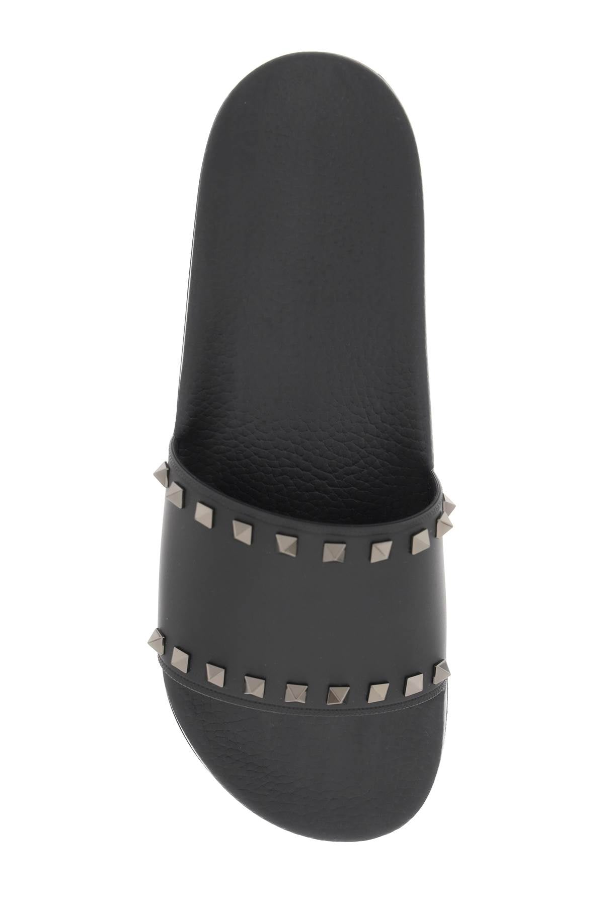 Rockstud Slides  - Black