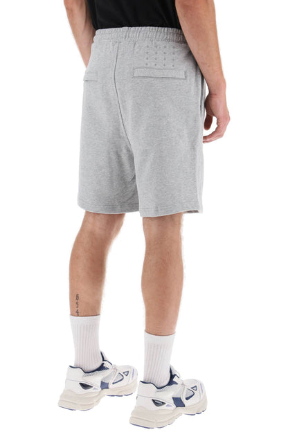 4x4 Cross Print Sweatshorts  - Grigio