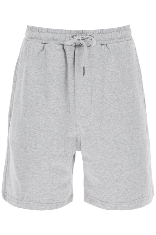 4x4 Cross Print Sweatshorts  - Grigio