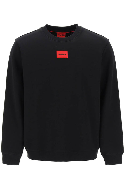 Logo Patch Sweatshirt  - Black