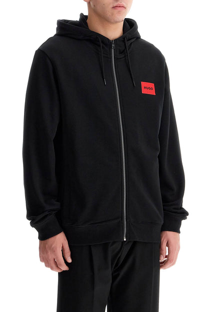 Full Zip Hoodie  - Black