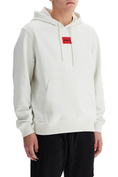 Logo Patch Hoodie  - White