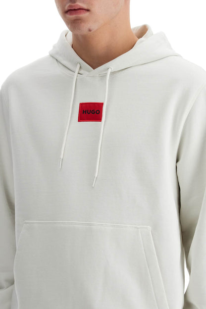 Logo Patch Hoodie  - White