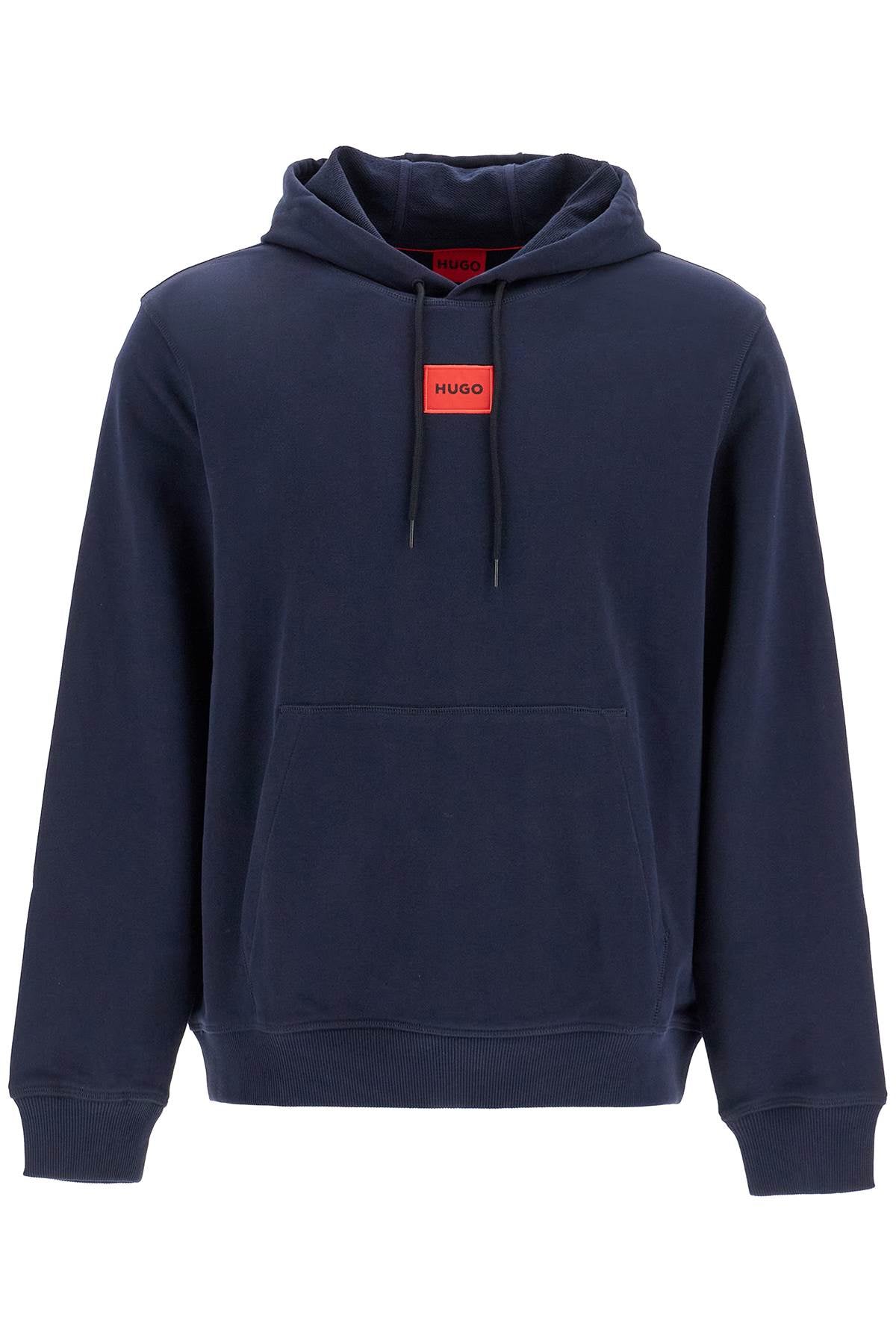 Logo Patch Hoodie  - Blue