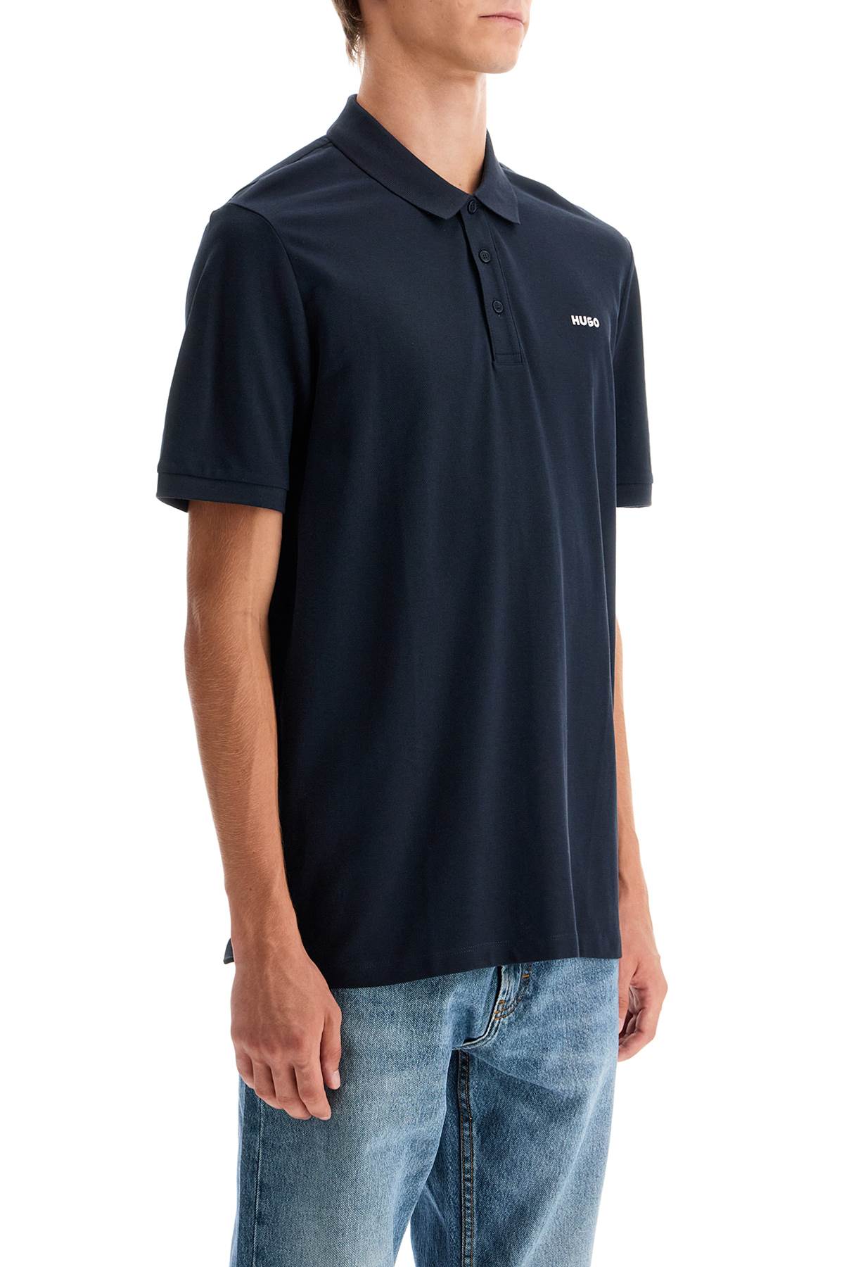 Cotton Piquã© Donos Polo Shirt  - Blue