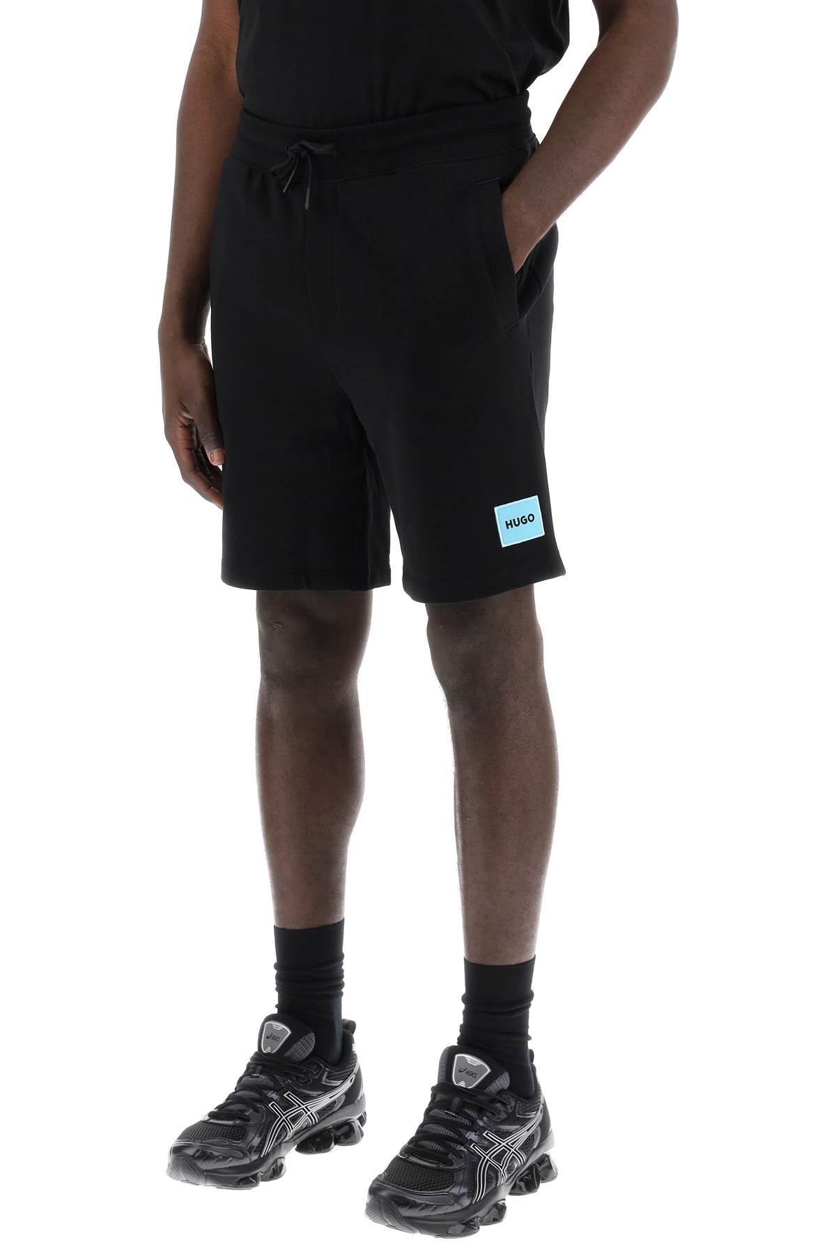 Diz Sweat Shorts  - Black