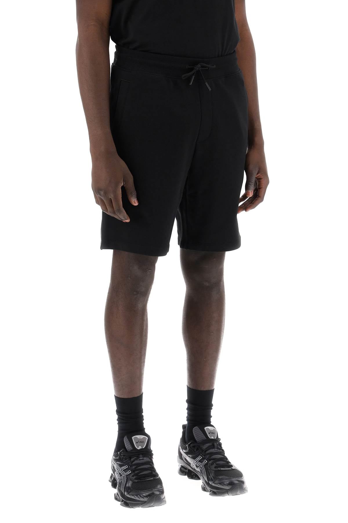 Diz Sweat Shorts  - Black