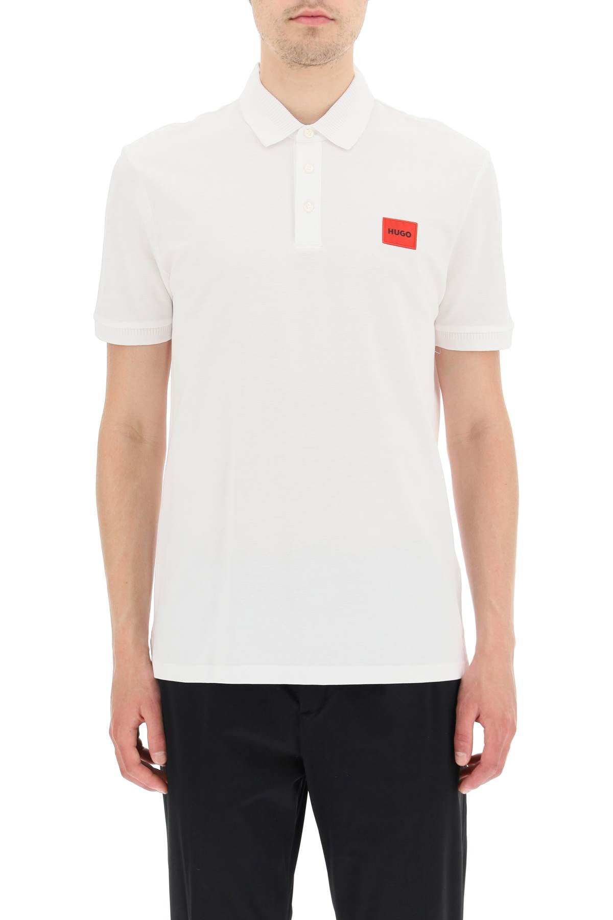 Dereso Slim Fit Polo Shirt  - White