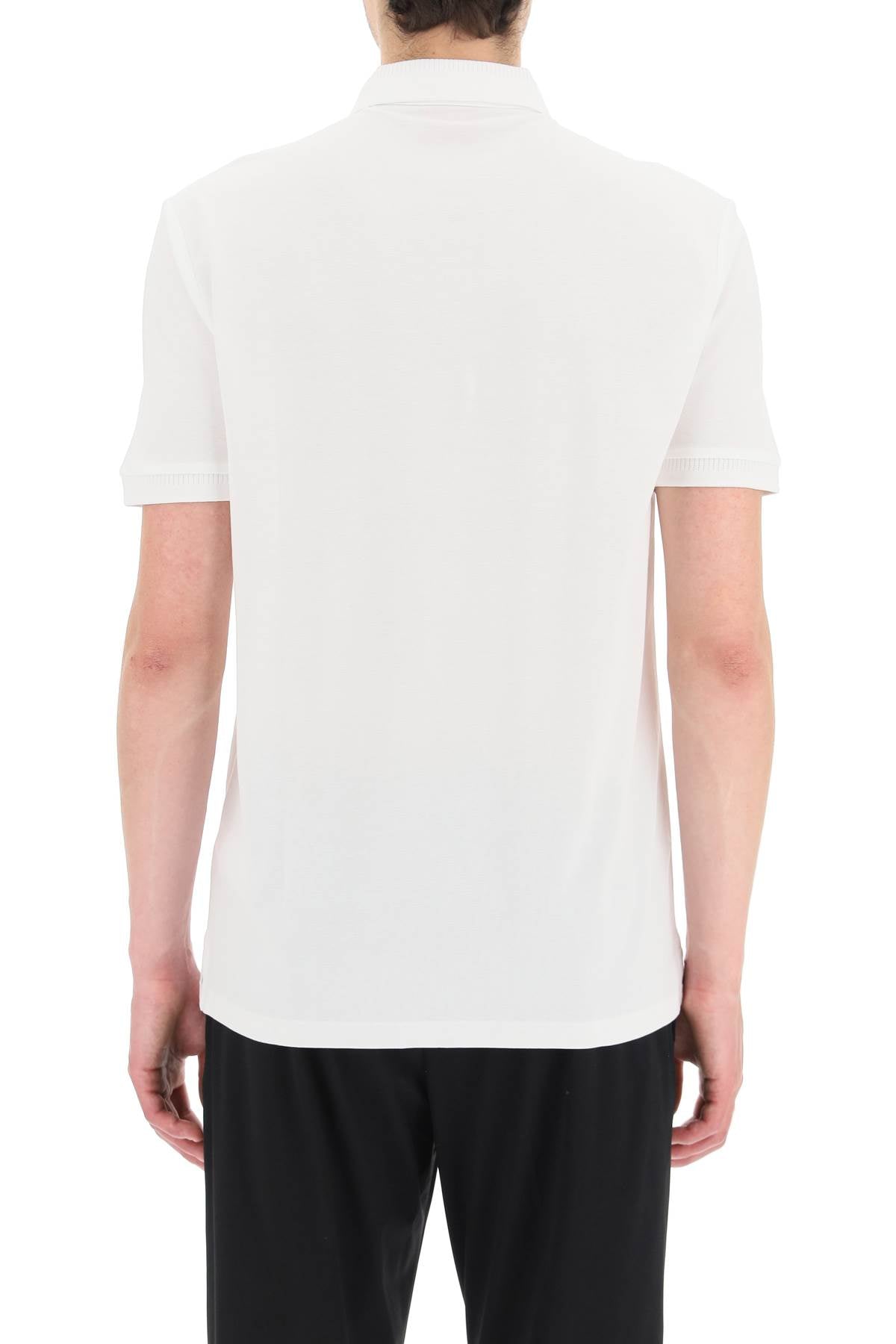 Dereso Slim Fit Polo Shirt  - White